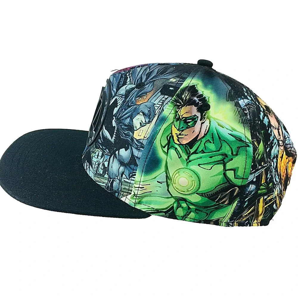 Justice League Boys Snapback Baseball Cap Hat DC Comics Superhero Adjustable